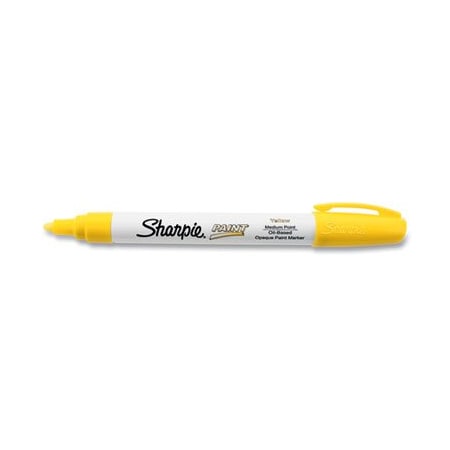 Sharpie, PERMANENT PAINT MARKER, MEDIUM BULLET TIP, YELLOW